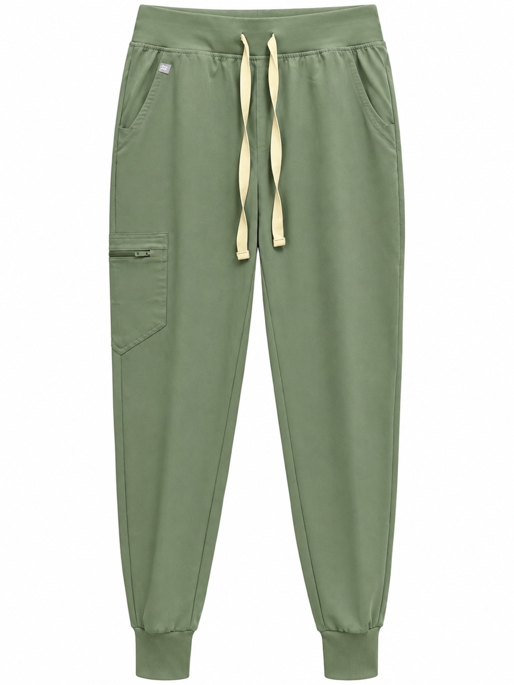FIGS Olive Green Slim Cargo Jogger Scrub Pants Stretch Utility Pockets